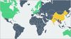 Este mapa te dirá qué países son permisivos o contrarios a Bitcoin. Y también indica algo más